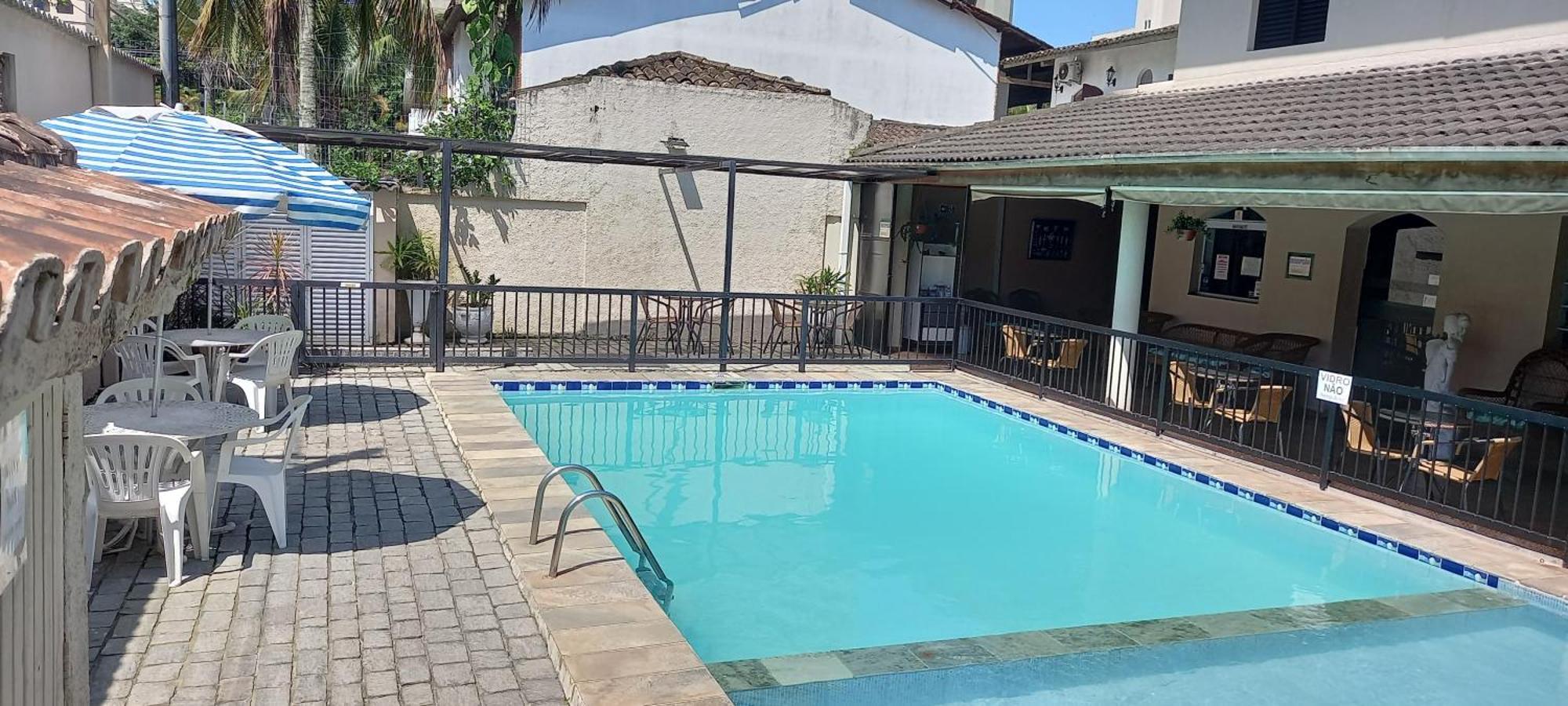 Pousada Parque Suites Estacionamento E Piscina Guarujá Extérieur photo